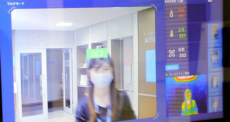 画像:高性能AIサーマルカメラの導入