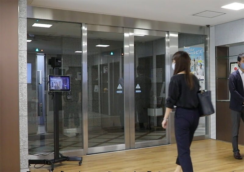 画像:日々の体温チェックで感染対策意識の向上