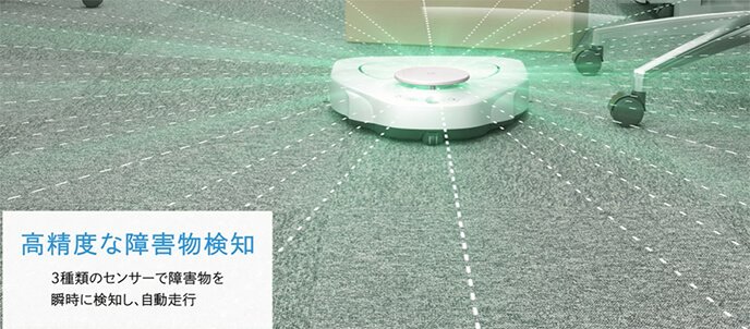 画像:360°レーザーセンサ」「超音波センサー」「赤外線センサー