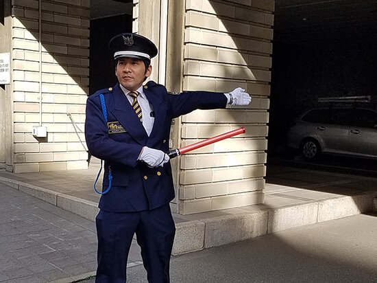 画像:施設内巡回警備