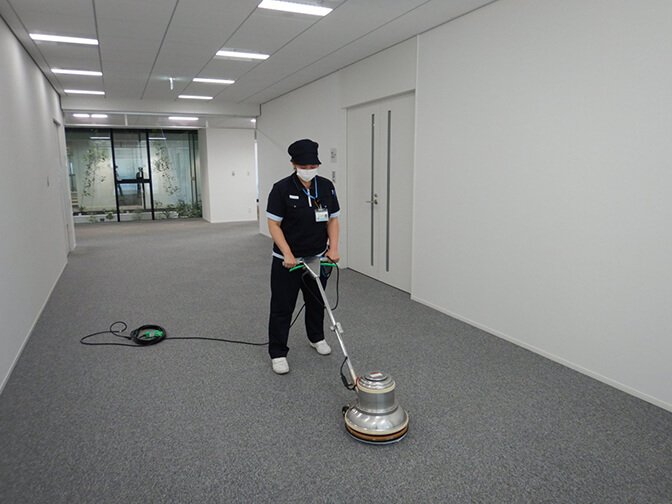 画像:カーペット洗浄