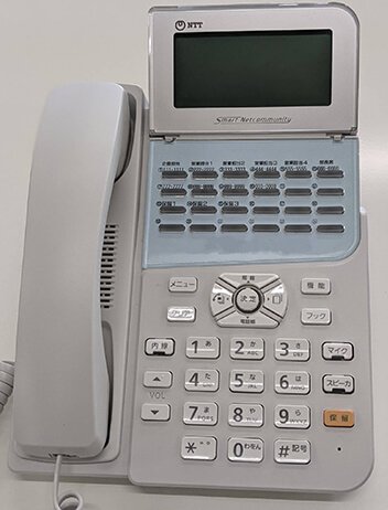画像:電話機にセット