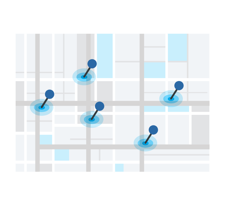 画像:空き電柱の調査