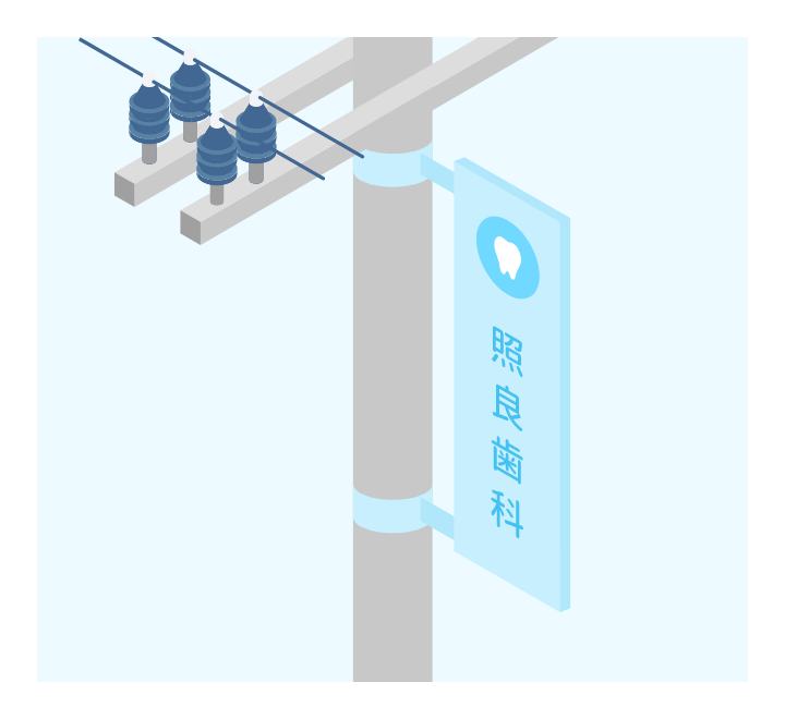 画像:看板取付け