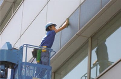 画像:窓ガラス清掃