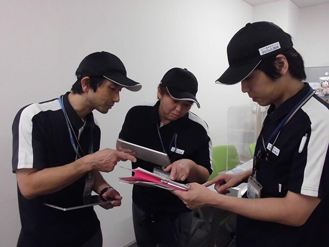 画像:現場確認OJT