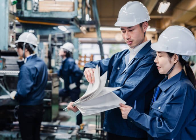 画像:工場関連のお客さま